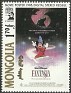 Mongolia 1992 Walt Disney 1,70 M Multicolor Scott 2025. Mongolia 1992 1004. Subida por susofe